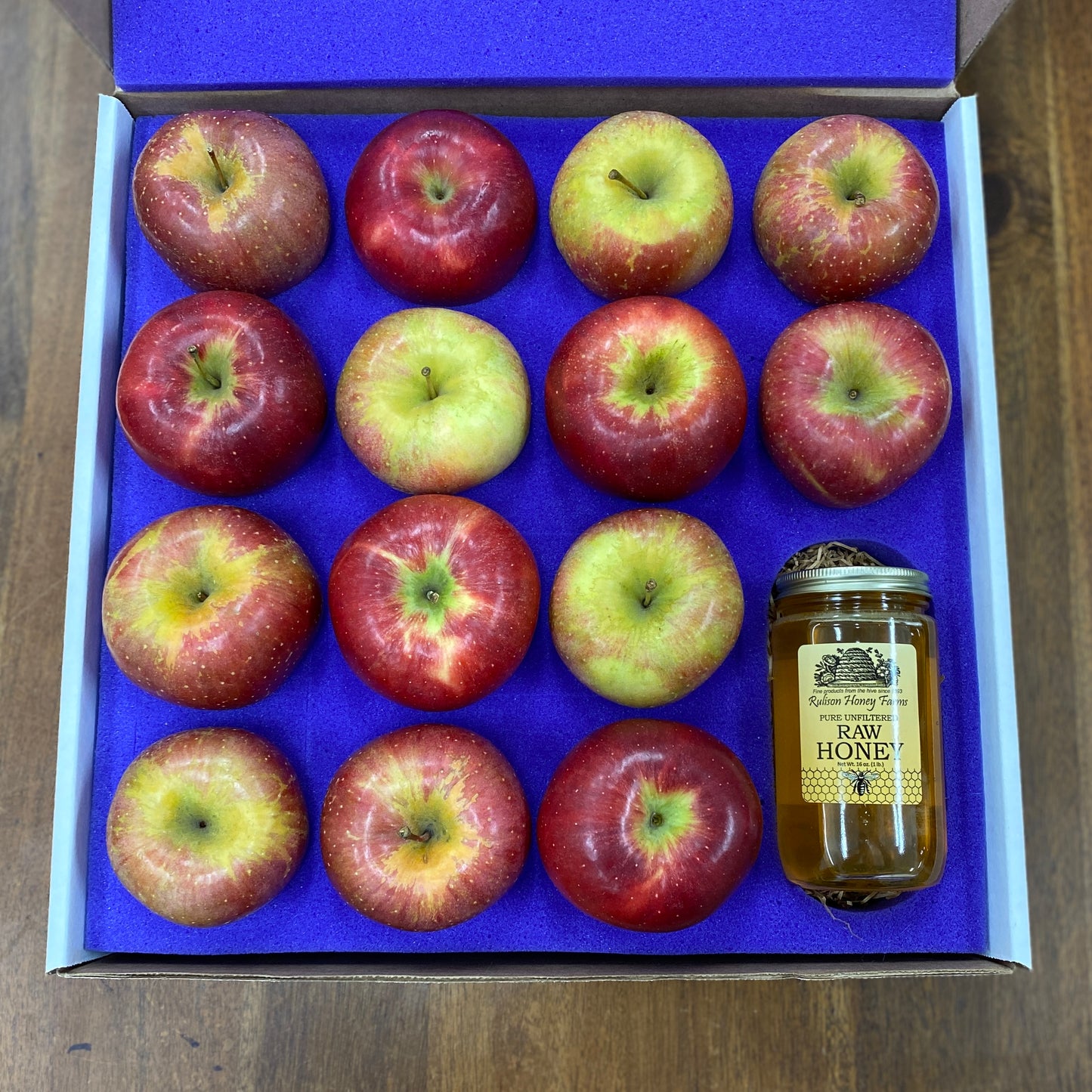Box of 14 Apples + Raw Honey