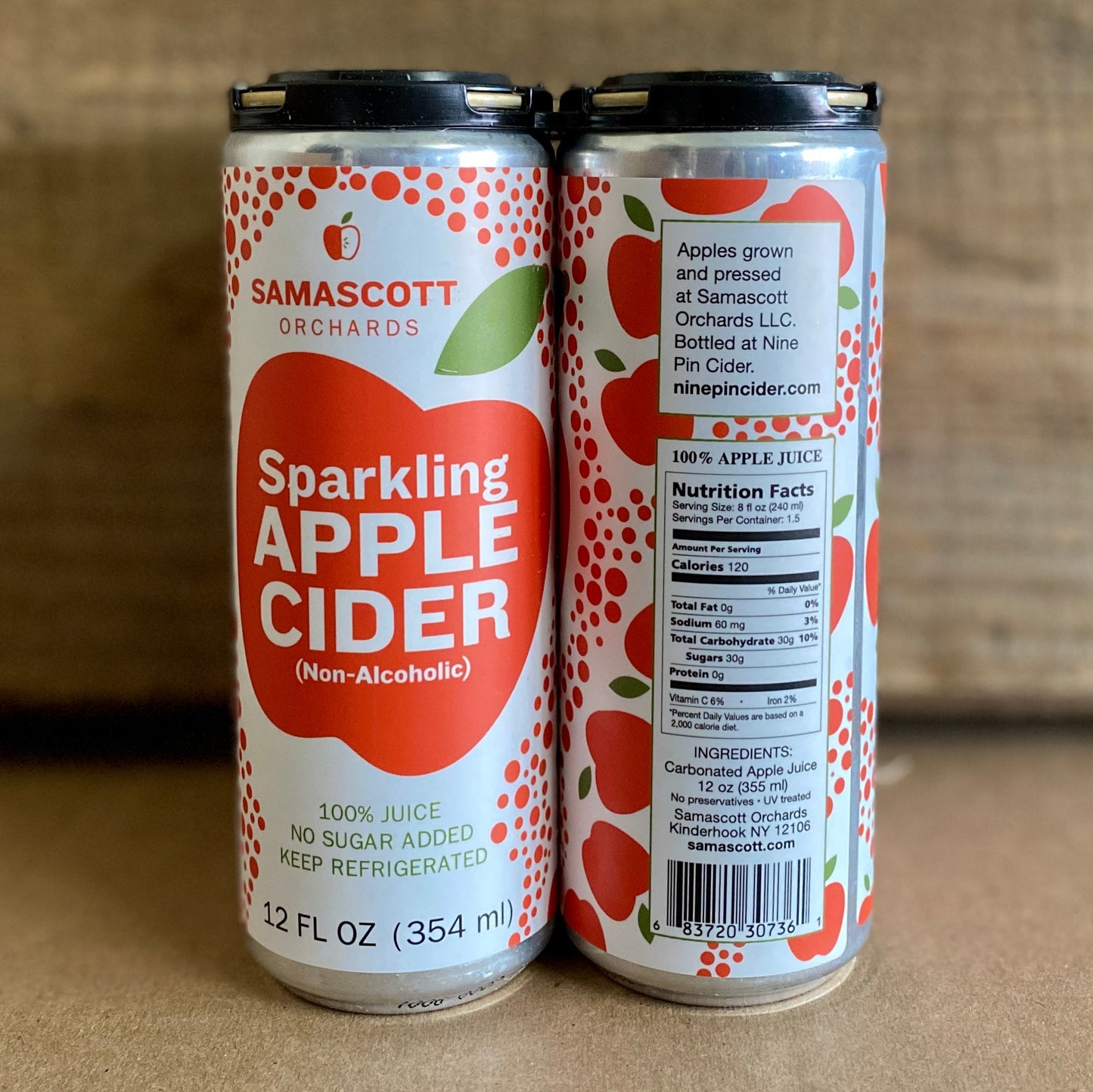 Sparkling Apple Cider, 24-count