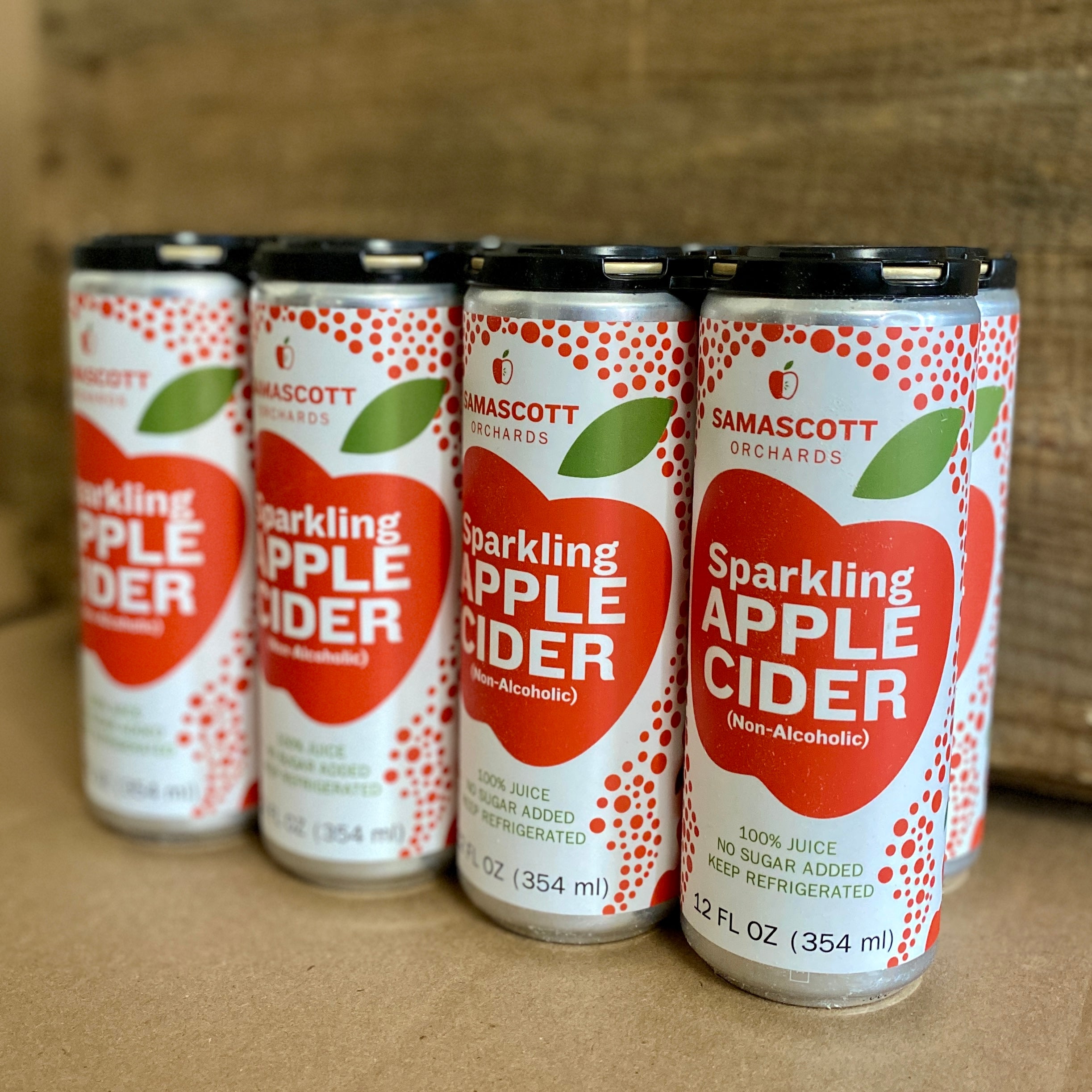 Sparkling Cider, 8-count – Samascott Orchards